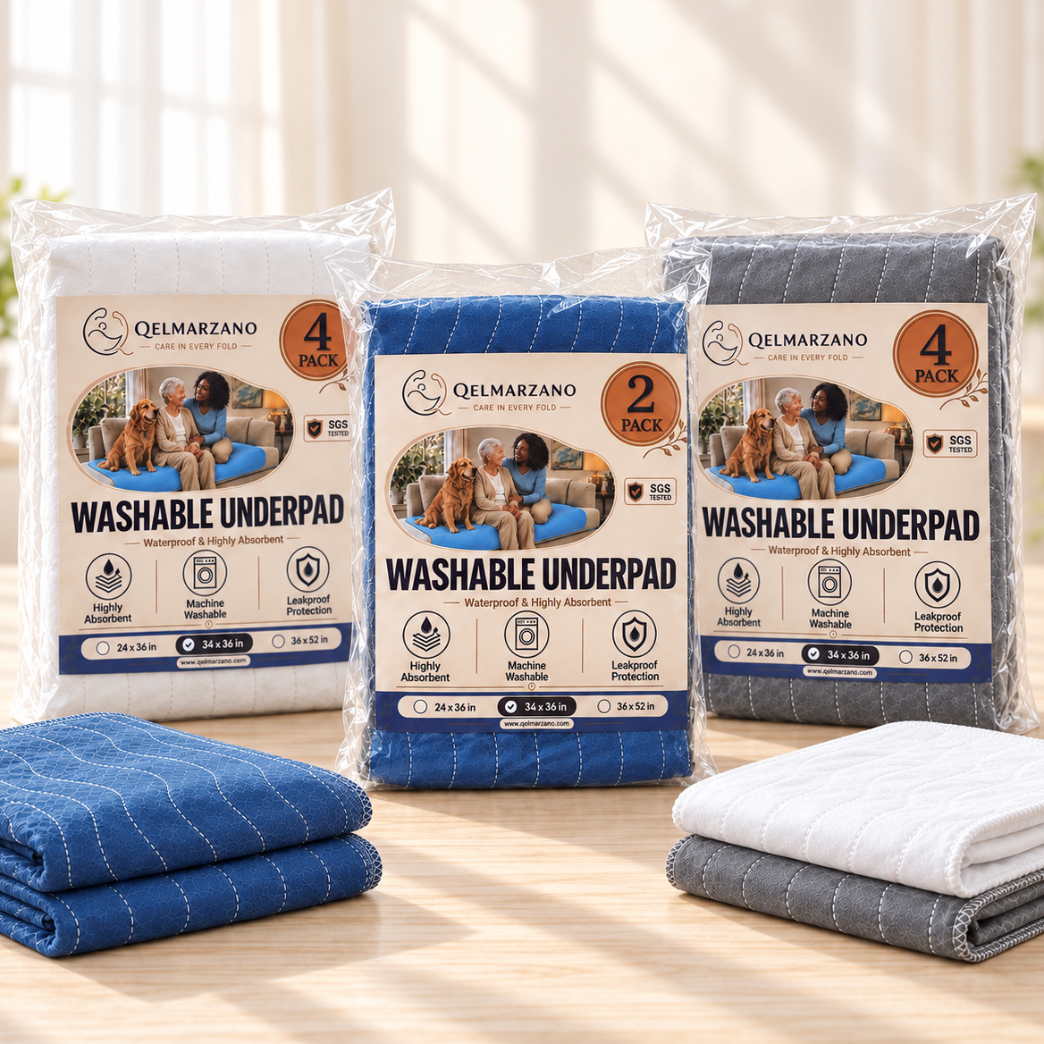 Custom washable care pad supply